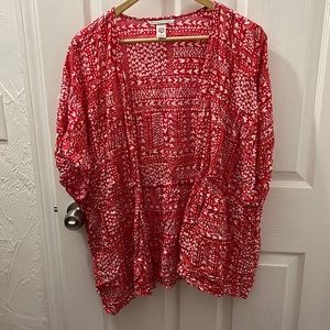 Heart pattern Victoria secret drawstring cover up